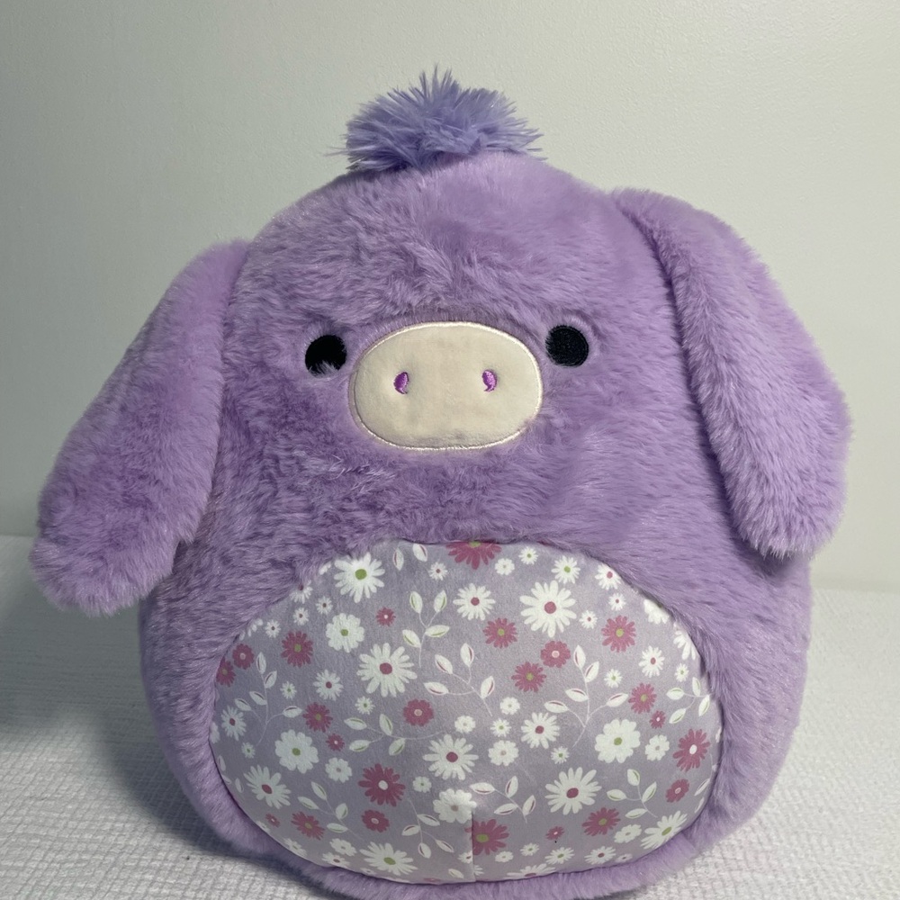 Squishmallows FuzzAMallow 12 Delzi The Purple Donkey - Ultra Soft